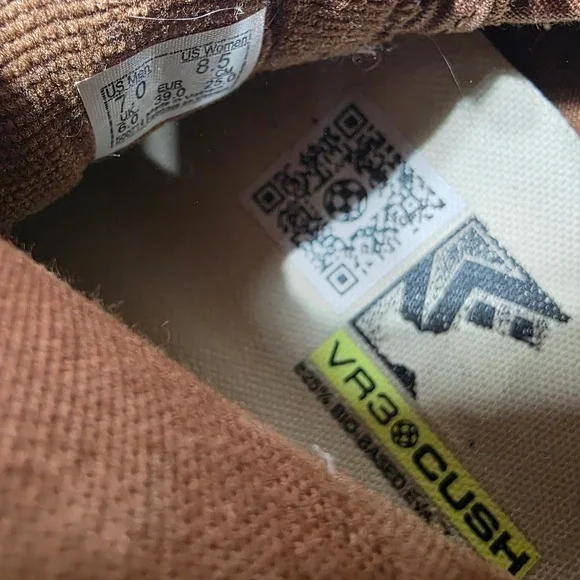 Vans Sk8-Hi VR3 Brown Suede Daisy Floral High Top Sneakers Womens 8.5 Mens 7 - Picture 8 of 8